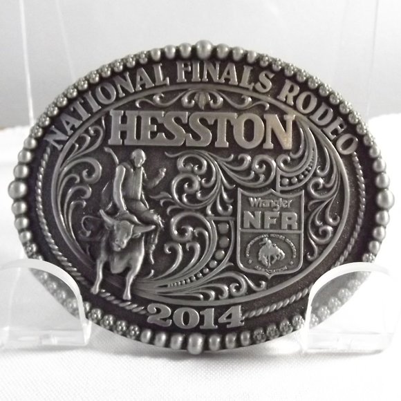 National Finals Rodeo Child's Buckle 2014 Hesston Commemorative Series Limited - Picture 1 of 9